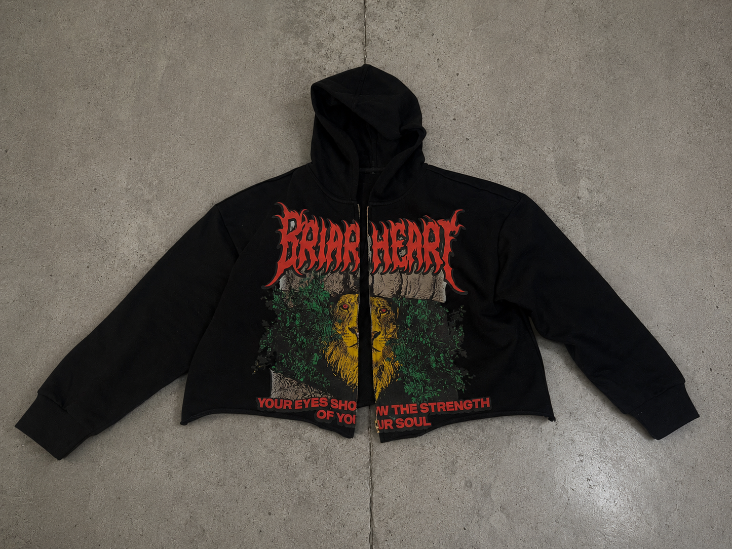Lion Eyes Zip Up Hoodie
